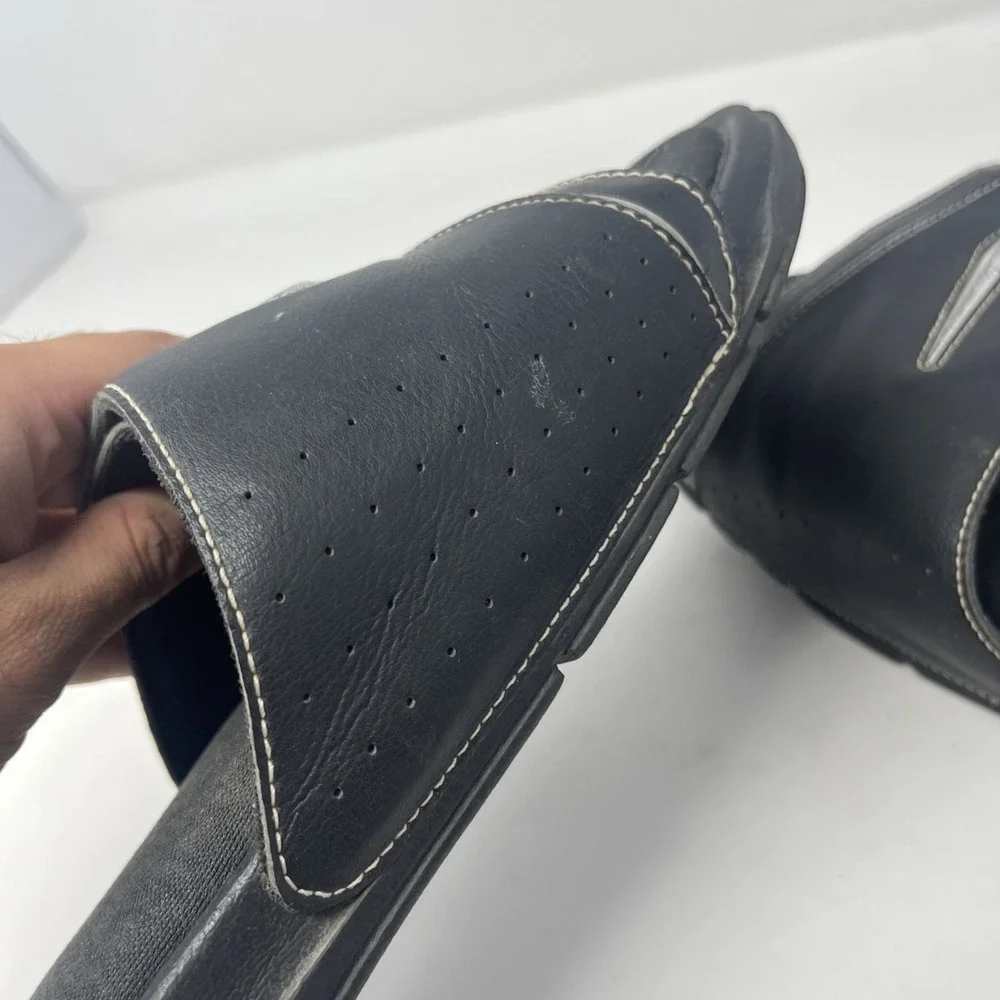 Nike COMFORT Slide 2 Sandal Men's Size 14 Black/ Silver 415205 002